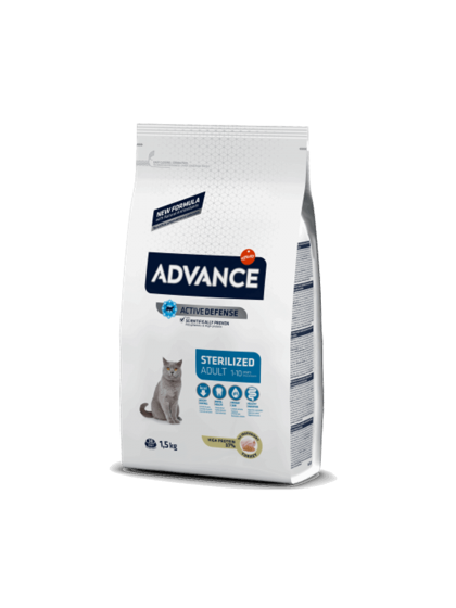 Advance Cat Αdult - Sterilised 1,5kg με Γαλοπούλα